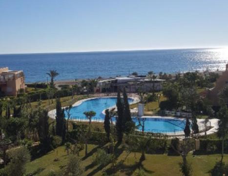 Natura Mediterranea Estudio Naturista Primera Linea Con Piscina Vera Bagian luar foto